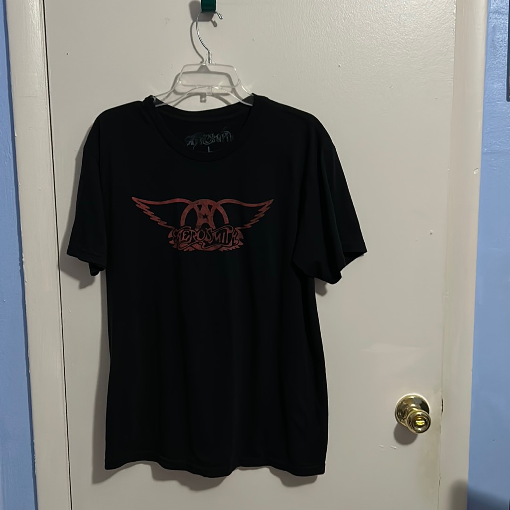 Aerosmith Aerosmith L Black And Red Shirt